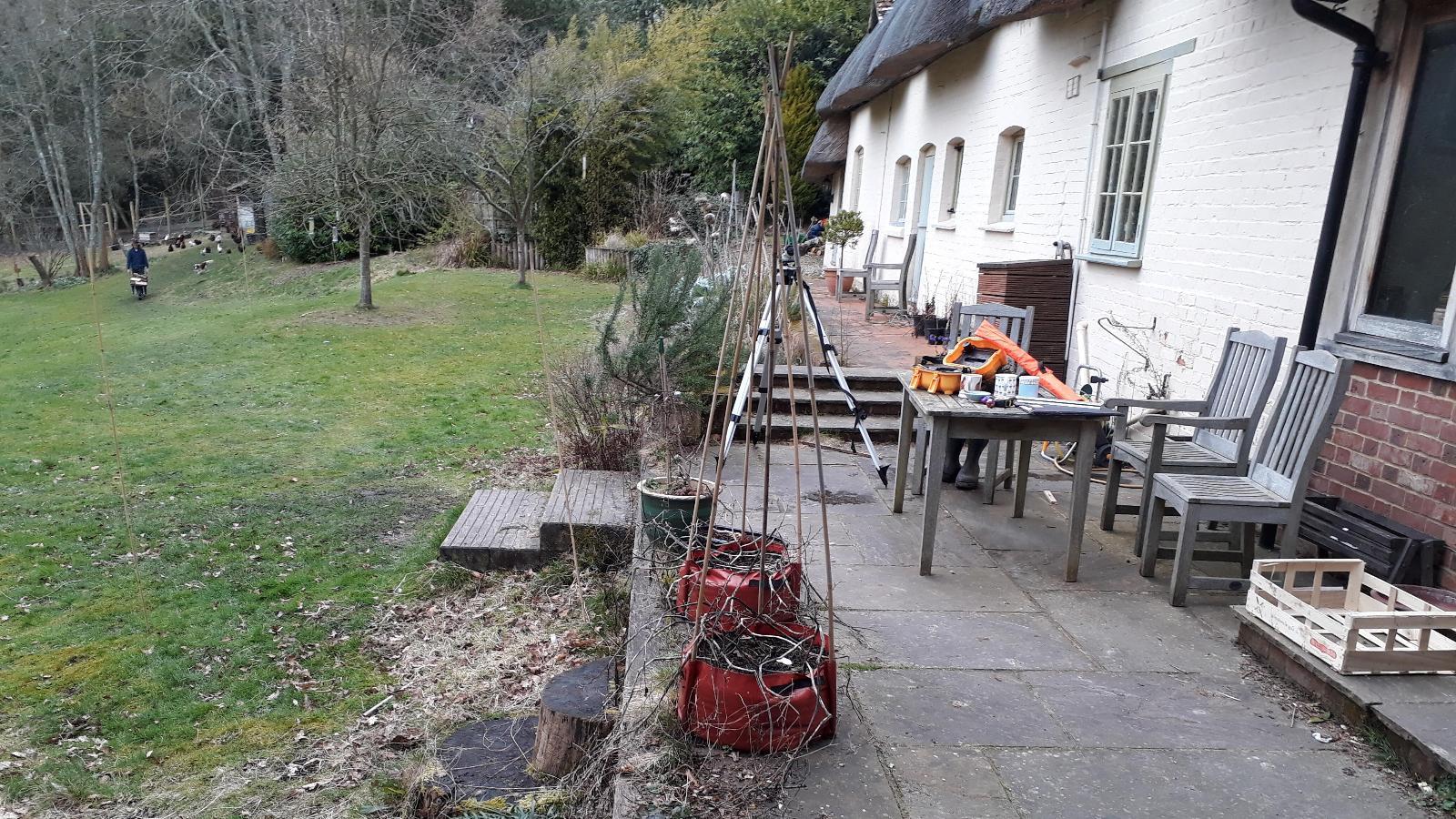 Alison Bockh Garden Design and Landscaping - North Devon -Patio in need of work